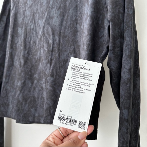 NWT Lululemon All Aligned Mock Neck Long Sleeve - Picture 7 of 12